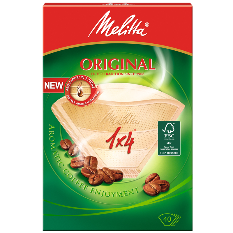 Melitta/美樂家 進(jìn)口1X4咖啡濾紙 滴漏式咖啡機(jī)美式手沖