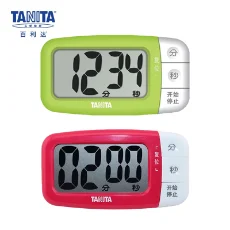 百利達(dá)（TANITA）電子秒表計時器老師學(xué)生體育教學(xué)通用 小巧版 日本品牌 TD-394 綠色/玫瑰紅